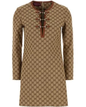 Gucci Mini Dress For - Brown