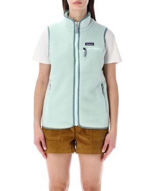 Patagonia Retro Pile Fleece Vest - Blue