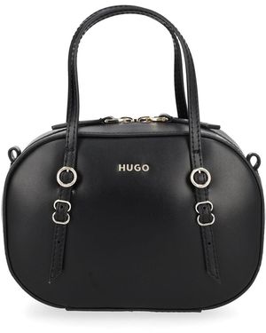 HUGO Shoulder Bag With Logo - Black