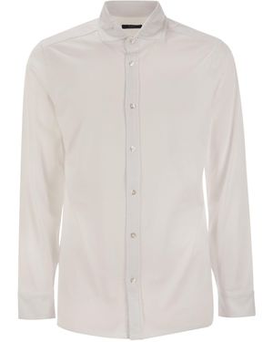 Fay Cotton Jersey Shirt - White