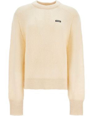 ROTATE BIRGER CHRISTENSEN Pull pull de mélange Mohair Mélanger - Neutre