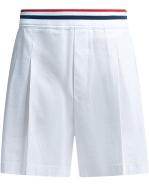 Brunello Cucinelli Formal Cotton Shorts - Blue