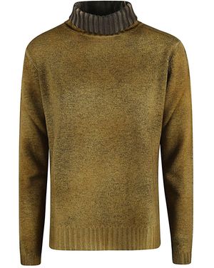 ALESSANDRO ASTE Wolle und Kaschmir -Mischung Rollkragenpullover Pullover - Grün