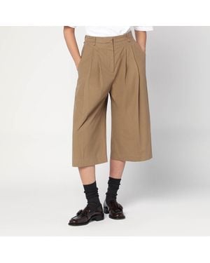 MKDT STUDIO Long Bermuda Shorts Pennie - Natural
