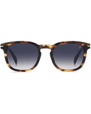 David Beckham Sonnenbrille Db 1221/S Ex408 Braunes Horn/Blauer Farbverlauf Herren
