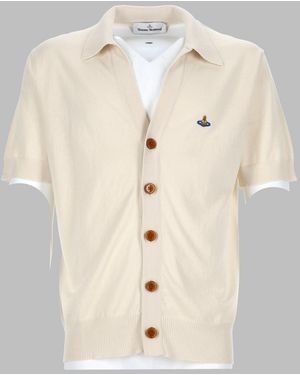Vivienne Westwood Cardigan Polo - Natural