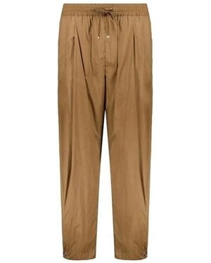 Herno Drawstring Elastic Waist Pants - Natural