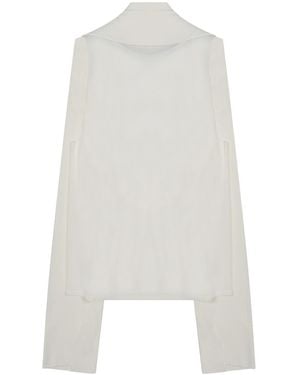 Alberta Ferretti Elegant Mini Top For - White