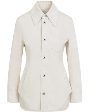 Bottega Veneta Katoenen Jack Van - Wit