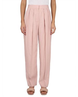 Stella McCartney Soft Pants With Hook And Eye Closure - Pink