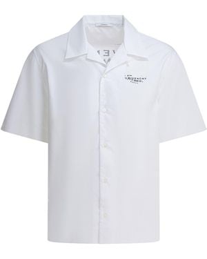 Givenchy Cotton Short-Sleeved Shirt - White