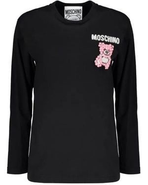 Moschino Couture Langarm-T-Shirt - Schwarz