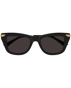 Bottega Veneta Zonnebril Bv1369 S 001 Zwart/grijs Dames