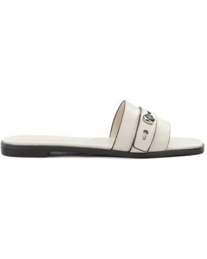 Tory Burch Flat Soled Shoes - White