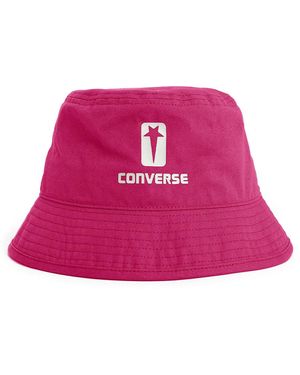 CONVERSE X DRKSHWD Cotton Bucket Hat - Pink