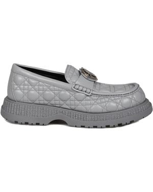 Dior Büffel -Mokassins - Grau