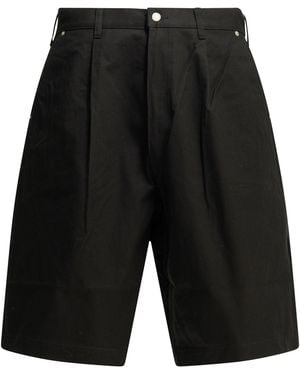 Comme des Garçons Formal Cotton Shorts - Black