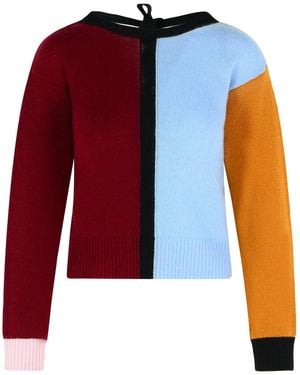 Marni Jersey De Cachemir Multicolor - Azul