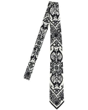 Dolce & Gabbana 'maiolica' Print Gelijkspel - Zwart