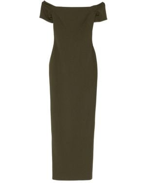 Solace London Kleid Mit Schultern - Grün