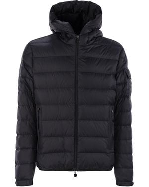 Moncler Najan Short Down Jacket With Hood - Black