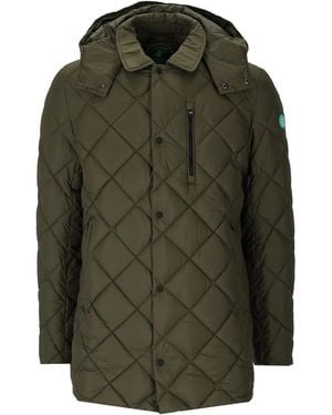 Save The Duck Uwe Hooded Padded Jacket - Green