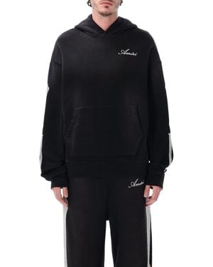 Amiri Bones Oversized Cotton Hoodie - Black