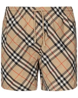 Burberry Vintage-Check-Badeanzug - Weiß