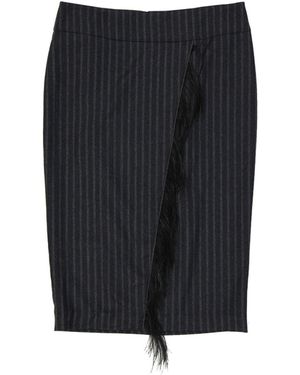 Brunello Cucinelli Wolle gestreift - Schwarz