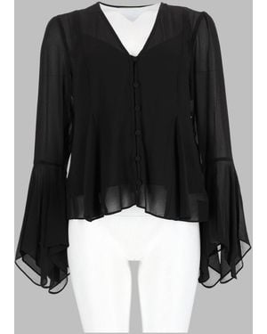 MICHAEL Michael Kors Essential Button-Front Shirt - Black