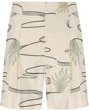 Max Mara Agito Sabbia Bermuda Shorts - Natural