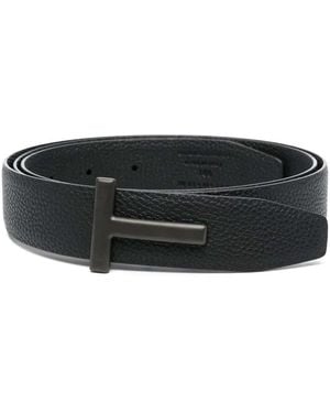 Tom Ford Leather Belt - Black