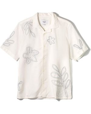 Wax London Wachs London Shirts Weiß