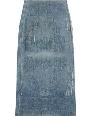 DIESEL Denim Midi Skirt - Blue