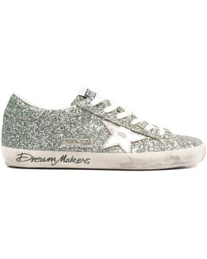 Golden Goose Super-Star Leather Sneakers - White