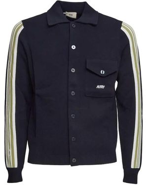 Autry Gestreifte Jacke - Blau