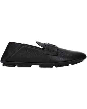 Dolce & Gabbana Dolce&Gabbana Driver Moccasins Leather - Black