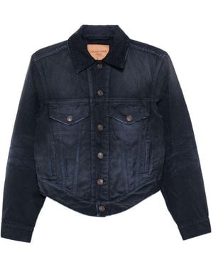 Balenciaga Denim Cotton Jacket - Blue
