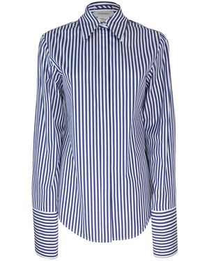 Sportmax Camicia conio a righe - Blau
