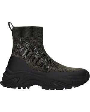 Versace Jeans Couture Sneakers Couture Donna Tessuto Nero/Oro - Black