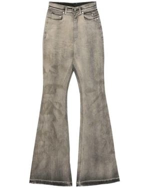 Rick Owens Bootcut Denim Jeans - Gray