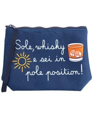 MC2 Saint Barth Clutch Bag "Aline" - Blue