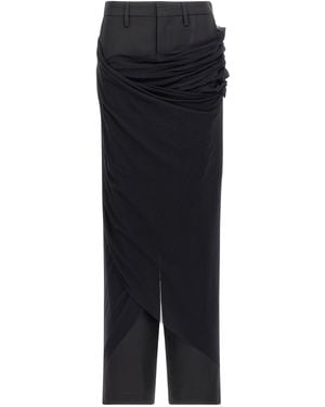 Jean Paul Gaultier Wollhose - Schwarz