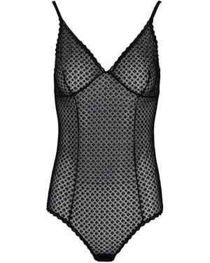 Laura Urbinati Body Stretch Plumetis Schwarz