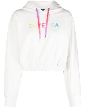Duvetica Logo Hoodie - Weiß