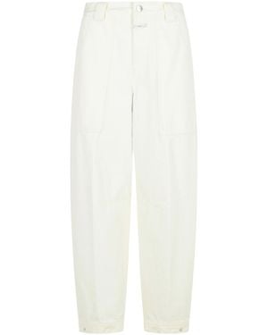 Closed Gesloten 'rhannon' Ivoor Katoenen Jeans - Wit