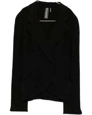 Norma Kamali Double-Breasted Jacket - Black