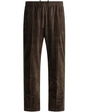 Needles Pantalones deportivos con logo de - Gris