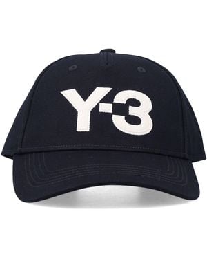 Y-3 Logo Baseball Cap - Blue