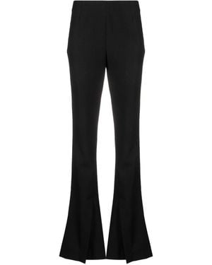 Ambush Flared Wool Pants - Black